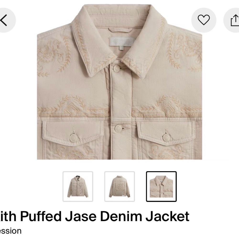 Kith Puffed Jase Denim Jacket - Picture 3 of 13